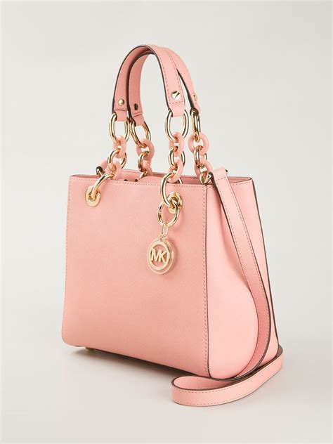 tote michael kors pink purse
